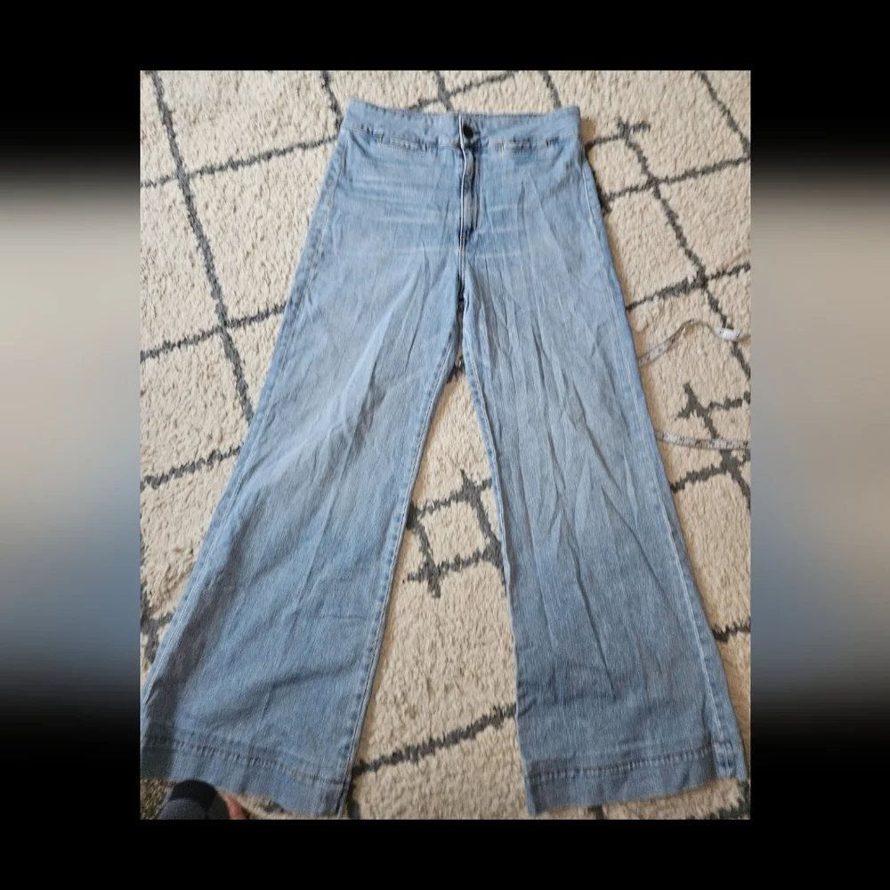 ASKK NY High Waisted Wide Leg Jean Size 33 - Picture 2 of 9